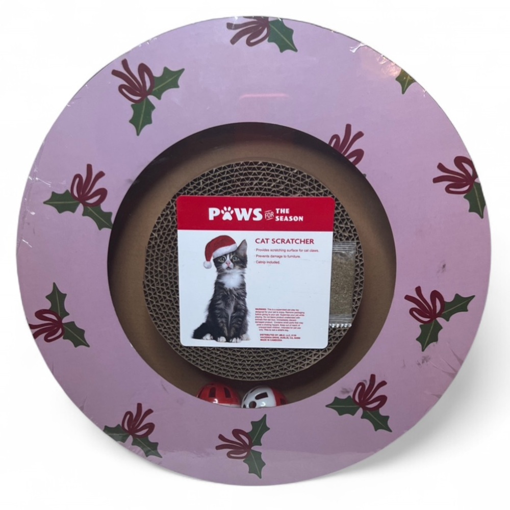 Holiday Cat Scratcher • PAWS for the Season • NWT